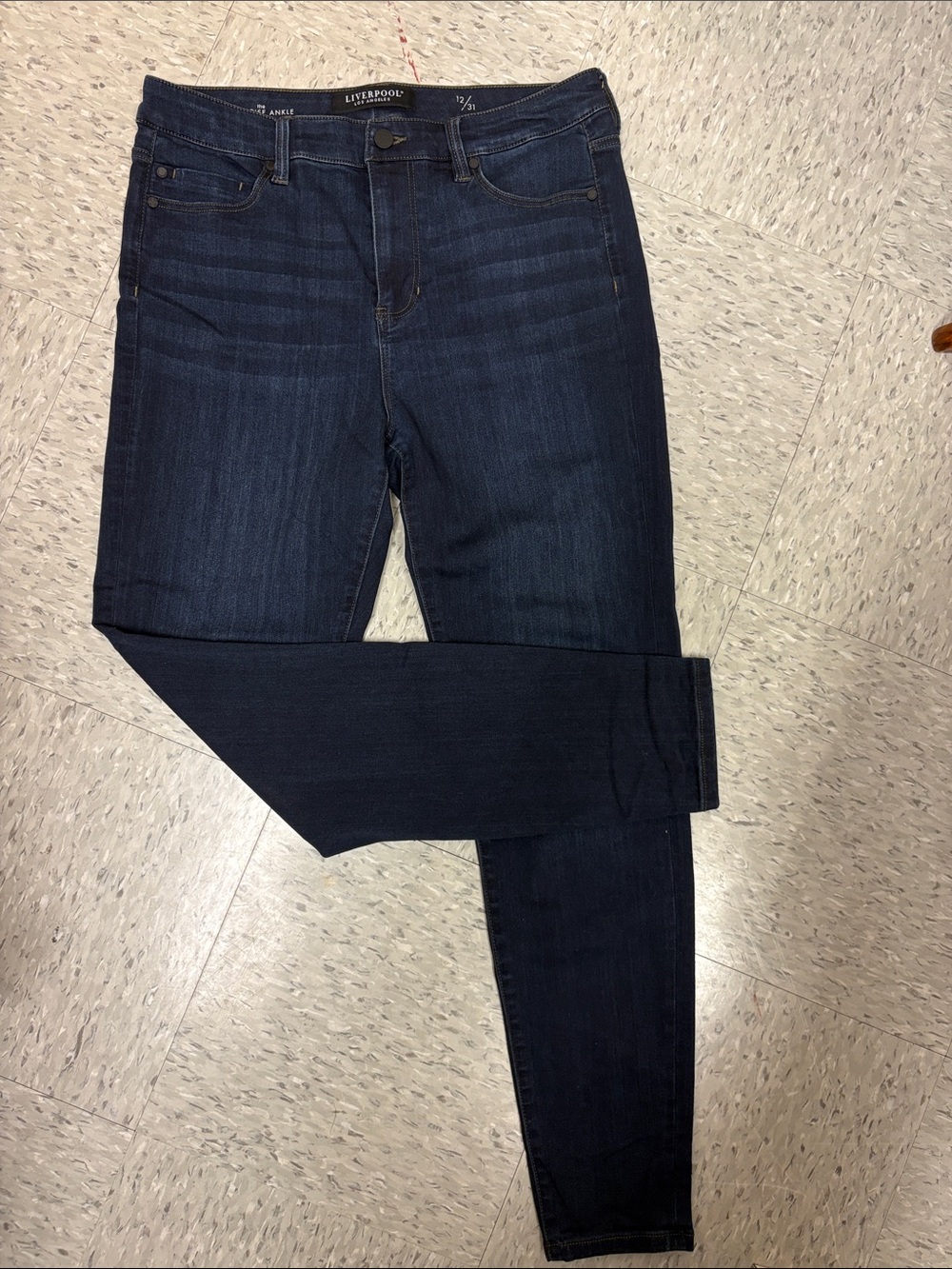 Liverpool Women's Dark Indigo Skinny Jeans